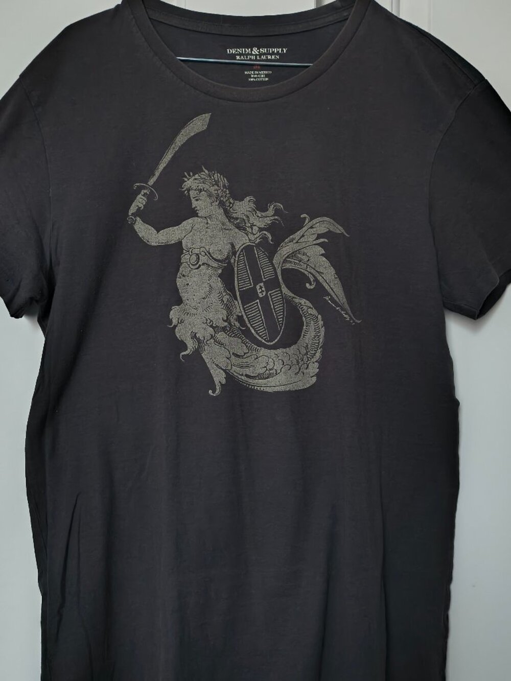 Denim & Supply Ralph Lauren Mermaid Warrior Graphic Tee Men's M